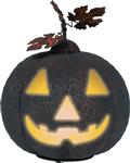 Halloween Decoratie Metalen Pompoen Met Licht 20cm