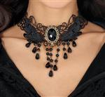 Zwarte Ketting Met Kralen