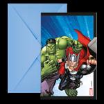 Avengers Uitnodigingen 6st
