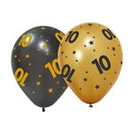 10 Jaar Ballonnen 31cm 6st