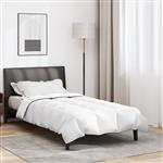 vidaXL Winter Dekbed Wit 135 x 220 cm 105gsm perzik polyester