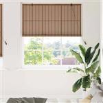 vidaXL Raambuiten & Gordijnen met gordijnen Bruin 150 x 220 cm Bamboe