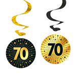 70 Jaar Hangdecoratie 4st