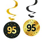 95 Jaar Hangdecoratie 4st
