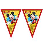 Mickey Jump Into Fun Fsc Paper Triangle Flag Banner (9 Flags) 1St