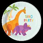 Dino Borden Dino Party 20cm 8st