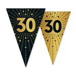 Bunting 10m - 2-side print - flagsize 20x30cm - '30' Golden Celebrations