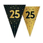 Bunting 10m - 2-side print - flagsize 20x30cm - '25' Golden Celebrations