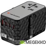 Verbatim Charge 'n' Travel GaN III universele reisadapter 85W