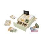 Houten kassa met accessoires Houten kassa