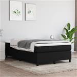 vidaXL Bedframe zonder matras 120x200 cm stof zwart