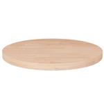 vidaXL Tafelblad rond Ø40x2,5 cm onbehandeld massief eikenhout