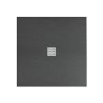 NIET MEER LEVERBAAR Douchebak BWS Ilonda Vierkant Acryl 90x90cm Mat Antraciet