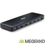 CLUB3D Thunderbolt 4 Certified 11-in-1 dockingstation voor mobiel apparaat Universeel Zwart