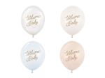 Hello Baby Ballonnen Blauw Wit 30cm 50st