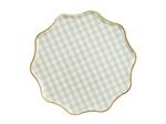 Groen Gouden Borden 23cm 6st