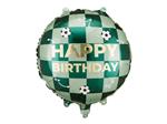 Happy Birthday Helium Ballon Voetbal Leeg 35cm