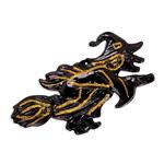 Halloween Wanddecoratie Zwart Goud Heks
