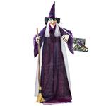 Halloween Pop Heks Met Licht, Geluid En Beweging 1,83m