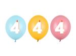 4 Jaar Ballonnen 30cm 50st