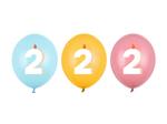 2 Jaar Ballonnen 30cm 50st