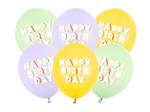 Ballonnen 30 cm, Happy Birthday, mix