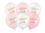 Hello Baby Ballonnen Roze 30cm 6st