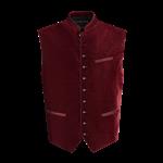 Oktoberfest Vest Rood Trachtenweste Jaquard