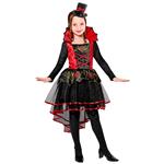 Halloween Jurk Rood Zwart Meisje Vampier