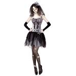 Halloween Jurk Dames Skelet Bruidje