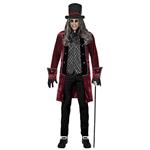 Halloween Kostuum Bordeaux Rood Heren Vampier