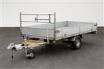 Ongeremde plateauwagen 267x140x22 cm