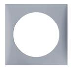 Berker Afdekraam Flow 1-Vaks Grijs Hoogglans