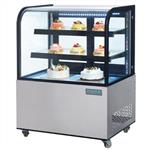 Polar gekoelde vitrine met gebogen glas CG841
