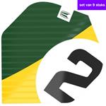 Target Pro Ultra Chicane 3-Pack Flights Groen