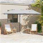 vidaXL Tuin Cantilever Parasol Zand 372 x 198 x 243 cm