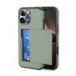 Kaarthouder Hoesje voor iPhone 12 Pro Max - Wallet Card Slot Cover Case - Groen