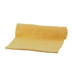 TABLE RUNNER COTTON EMBOSSED MUSTARD 26CM X 3M