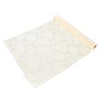 IVORY ROSES LACE TABLE RUNNER 30CM X 5M