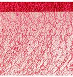 RED GLITTERED TABLE RIBBON 10CM X 5M
