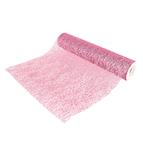 Roze Tafelloper Glitter 5m