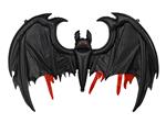 Foil Balloon Bat, 120x81 cm, black