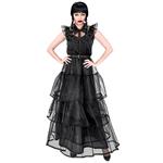 Halloween Jurk Zwart Dames Gothic