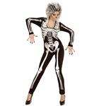 Halloween Jumpsuit Dames Skelet