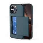 Kaarthouder Hoesje voor iPhone 11 Pro - Wallet Card Slot Cover Case - Navy Blauw