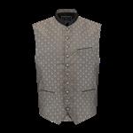 Oktoberfest Vest Grijs Trachtenweste Jaquard