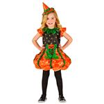 Halloween Jurk Meisje Pompoen Heks