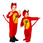 Halloween Kostuum Rood Baby Duivel 2 delig