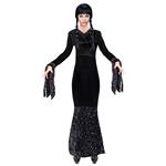 Halloween Jurk Zwart Dames Lang