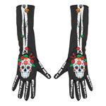 Dia De Los Muertos Handschoenen 40cm